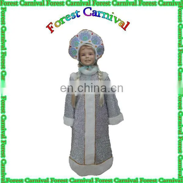 TZ80921 Snowflake Christmas Costume For Girls/New Year's Costume for the Snow Maiden