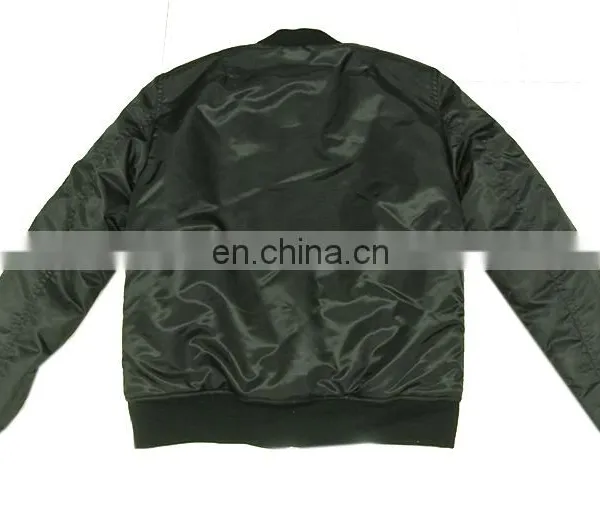 2017 Wholesale Cheap Plain Women Men Bomber Jacket photo-2