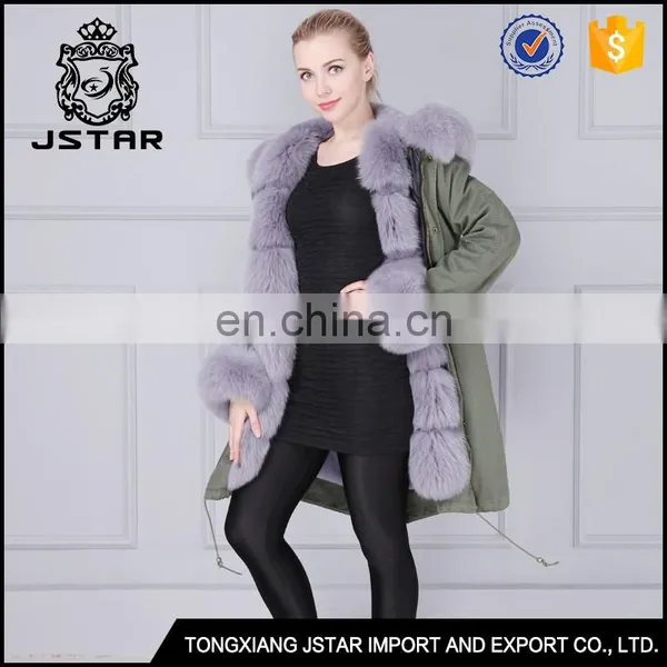 Couple Style Fashion Long Natural Fur Coat Fur Trim photo-2