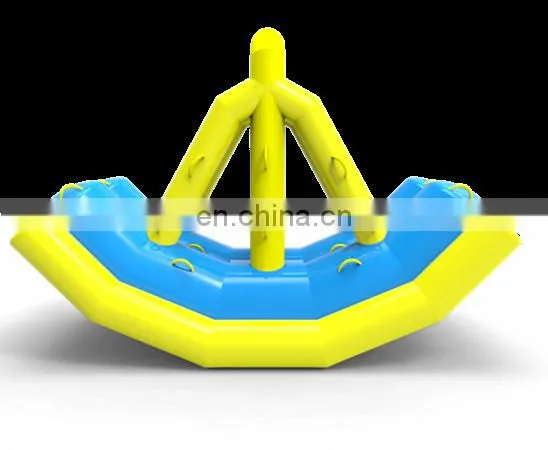 2017 Newest Design Commercial Double Row Water Park Inflatable Seesaw Game photo-4