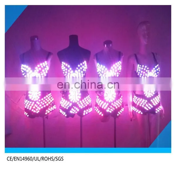 Cute Light Emitting Dress Hot Sexy LED Bikini Led Bra photo-2