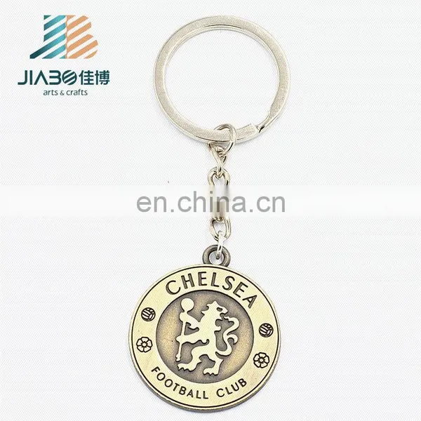 Cheap Metal Fans Souvenir Keychain Europe and the United Football Club LOGO Keychain Basketball Souvenir Gifts photo-5