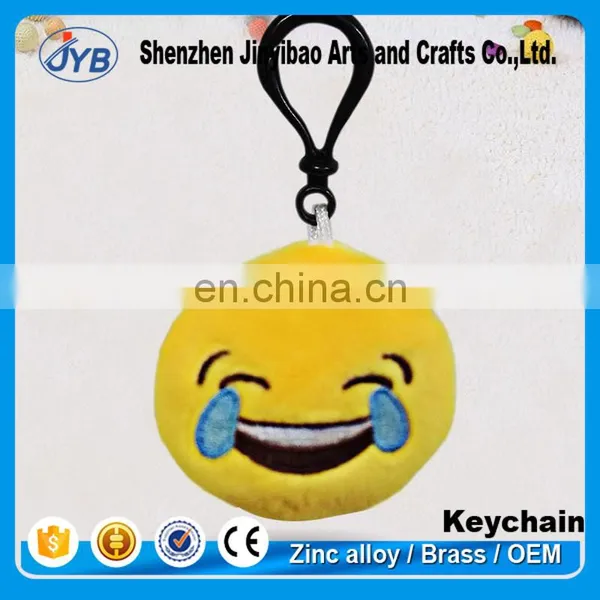 2017 Hot Selling 6cm Plush Emoji Keychain Toy for Festival Gift photo-2