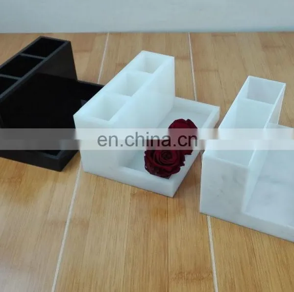 Marble Acrylic Trays Display Organizers Wholesale Blanks Decor photo-3