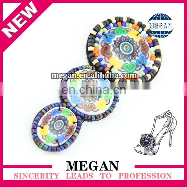 High Quality 2014 Beautiful Leather Flowers for Shoes