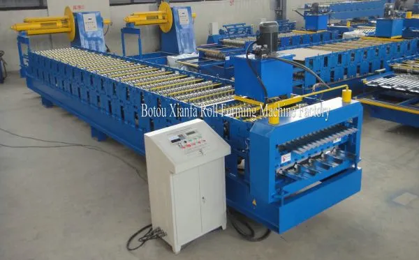 Aluminum Double Layer Roll Forming Machine
