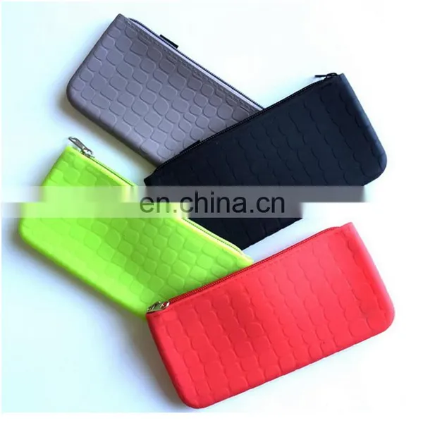 Surface Leather Shape Wallet Purse Lady's Clutch Zipper Pouch Fashion Silicone Bag photo-6