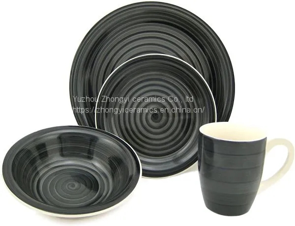 Home Use Stoneware Dinnerware of 16pcs Dinner Set photo-3