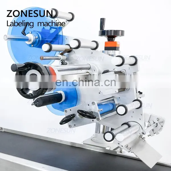 ZONESUN ZS-TB832 High Precision Plane Pouch Bag Sticker Automatic Labeling Machine For Flat Surface photo-2