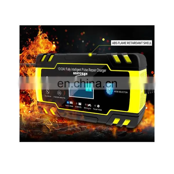 Car Battery Charger Smart Automatic Battery Charger Automotive Trickle Charger for Car Truck Motorcycle Battery Repair Type