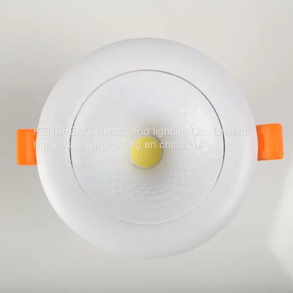 Hotel indoor lighting adjustable focal aluminum cover dimmable mini 3D led spotlight