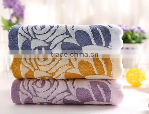Best Quality Beautiful Design Jacquard Fabric Egyptian Cotton Terry Towel From China Manufactory photo-4