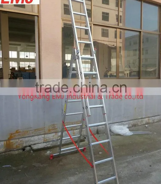 3 Section Extension Ladder 3X15 photo-2