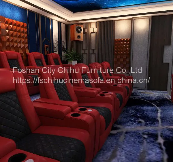 Latest Design Wholesale Price Modern Design Hot Selling Leisure Adjustable Electric Recliner Chair Movie Home Theater Sofa photo-2