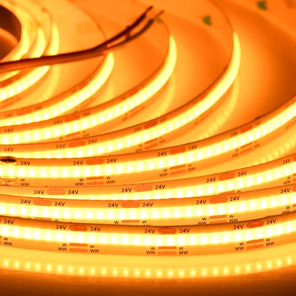 High Brightness 12V/24V Christmas Lights IP20 Flexible Cob Led Strip Light photo-2