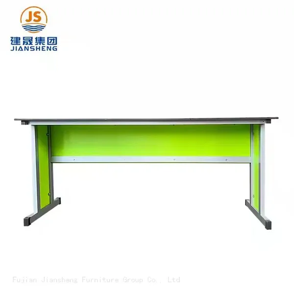 JS Teacher Office Table Set Small Modern Office School Teacher Desk With Hpl Mdf Top photo-2