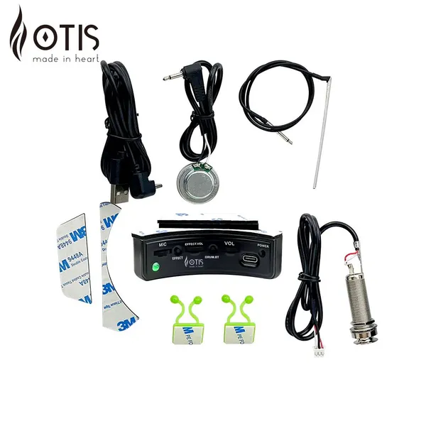 OTIS Guitar Pickup With Built-in Drum Machine and Metronome OP-20 Upgraded Soundhole Factory photo-4