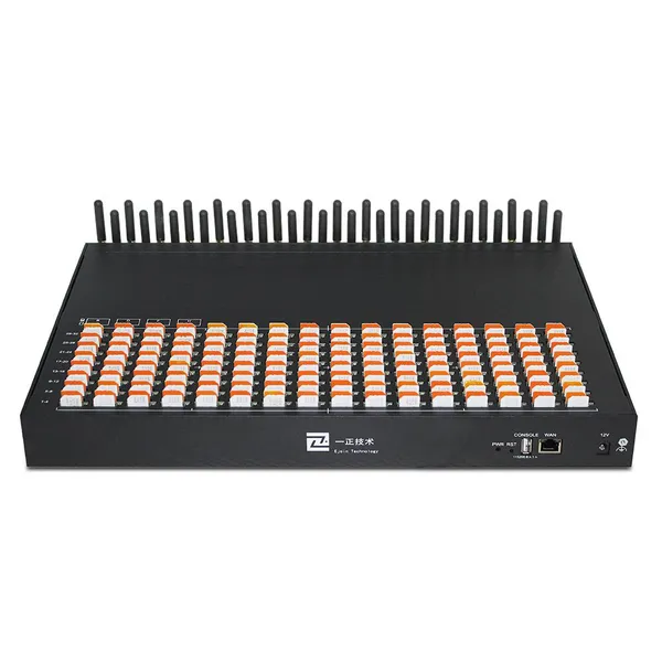 EJOINTECH 32-портовый VoIP-шлюз, 256 слотов для SIM-карт, GSM-шлюз, поддерживающий VoIP, поддерживает SMPP ACOM532-256