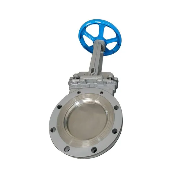 High Quality Stainless Steel Manual Knife Gate Valve Flange Gate Valve photo-2