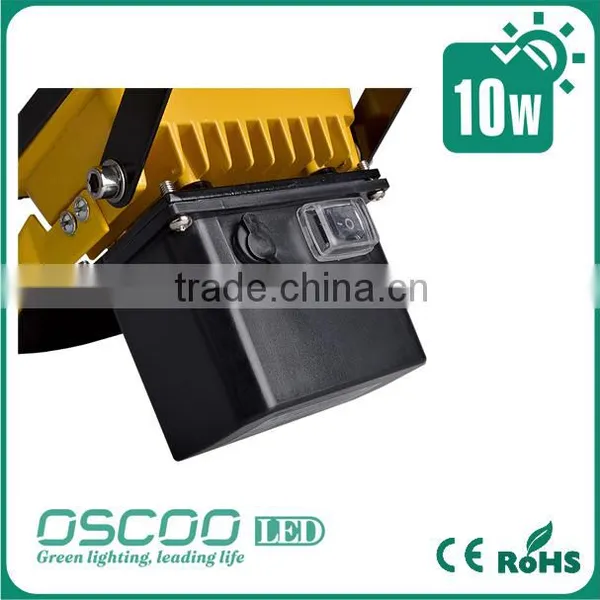 Led Portable Floodlight 10watt Rechargebale With Handle Portanble photo-4