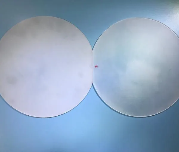 200mm 8inch Al2O3 Sapphire Optical Windows , Silicon Substrate SSP DSP 1.0mm C – Axis photo-2