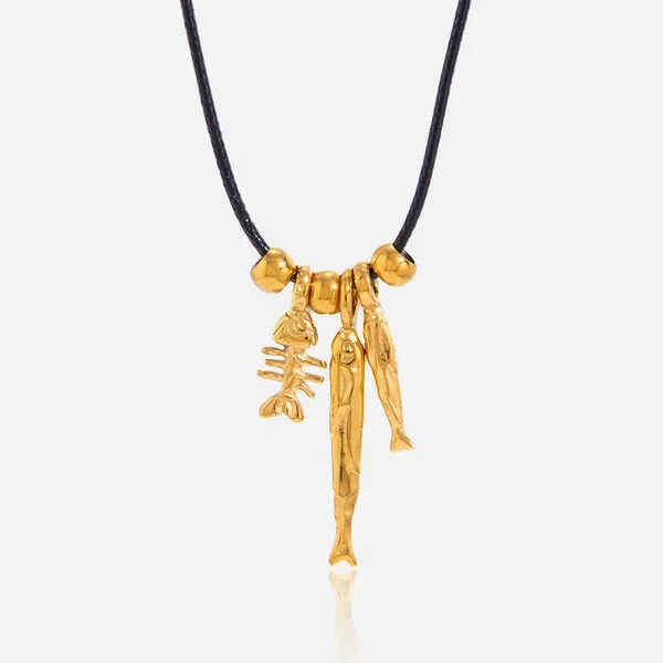 Customized Waterproof Matte Stainless Steel Fashion Jewelry Necklace for Wholesale photo-3