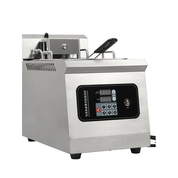 Professional Electric Fryer QD-1ST With Automatic Lifting System 14L Capacity Deep Fryer Machine for Fast Food Restaurant photo-3