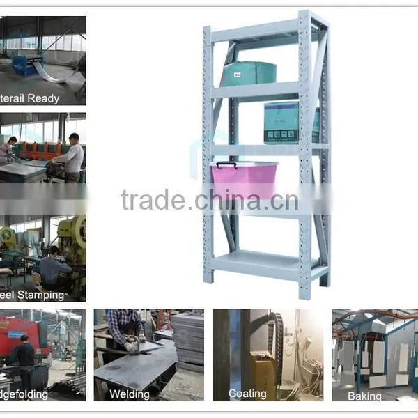 Practical Furniture Metal Shelf 4 Tier Good Warehouse Rack photo-2