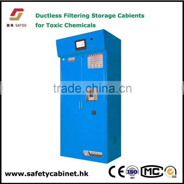 SAFOO China New Lab Ductless Filtering Venting Storage Cabinet for Flammable Toxic Corrosive Chemicals photo-2