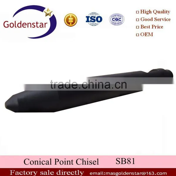 Conical Point Type of SB81 Chisel Using Special Heat Method Supplied by China Supplier