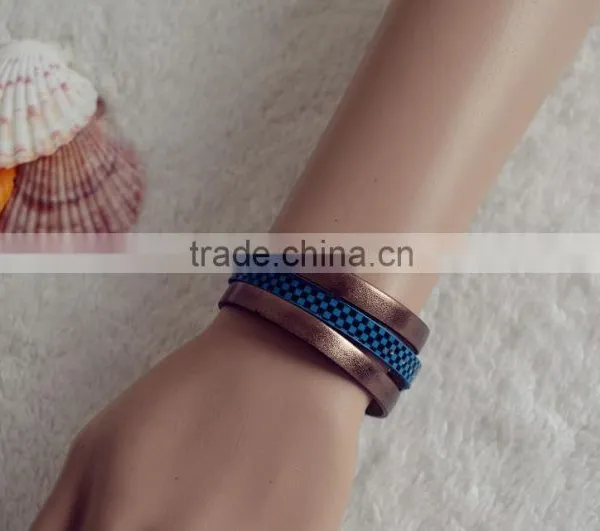 Mosaic and Dots Style PU Leather Bracelet photo-4