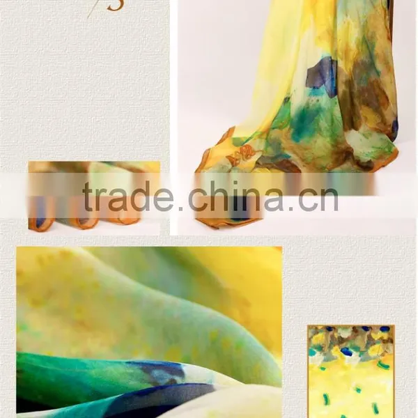 100% Silk Lady Scarf, Hijab Scarf