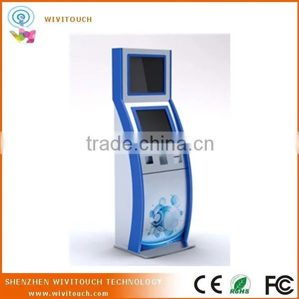 Dual-screen Information Kiosk With Card Reader and Printer photo-3