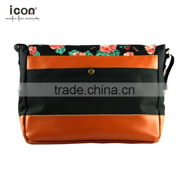 600D Polyester Flower Pattern Shoulder Bag Own Design photo-4