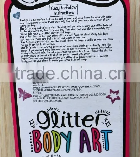 BEAUTY PARTY BODY GLITTER ART SET photo-2