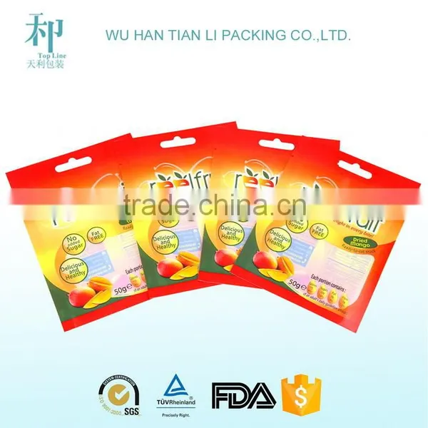 FDA EU Standard Moisture Proof Security Seal Cake Packaging Bag