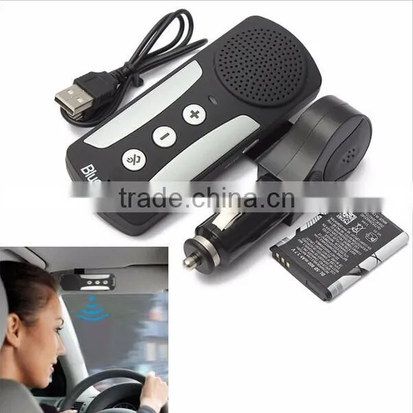 V4.0 Universal Multipoint Cell Phone Handsfree Bluetooth Car Kit Handsfree Speaker for Iphone/HTC/galaxy photo-3