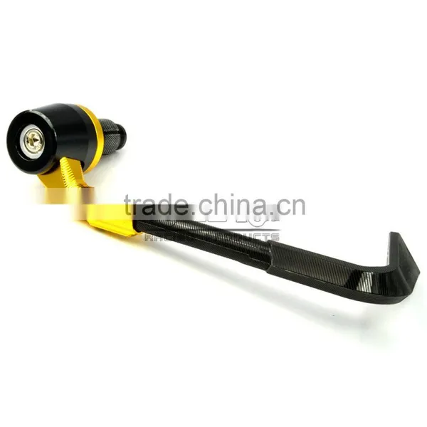 BJ-LG-003 High Quality Gold 7/8" 22mm CNC Bent Motorcycle Brake Lever Guard photo-6