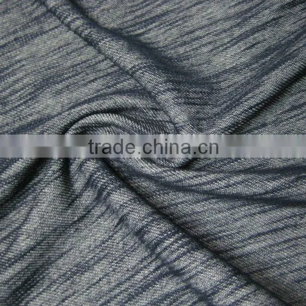 New Style Polyester Viscose Knit Denim(denim Knitted)