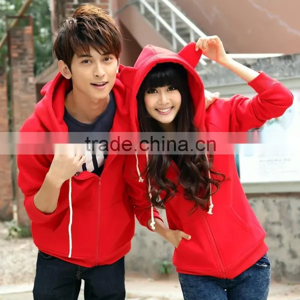 Wholesale Hooded Couple Lover Sweatshirt/sublimation Sweatshirt photo-2