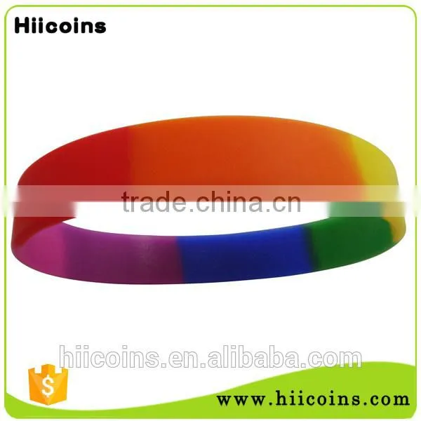 Factory Direct Sales Colorful Custom Bracelet Silicone photo-3