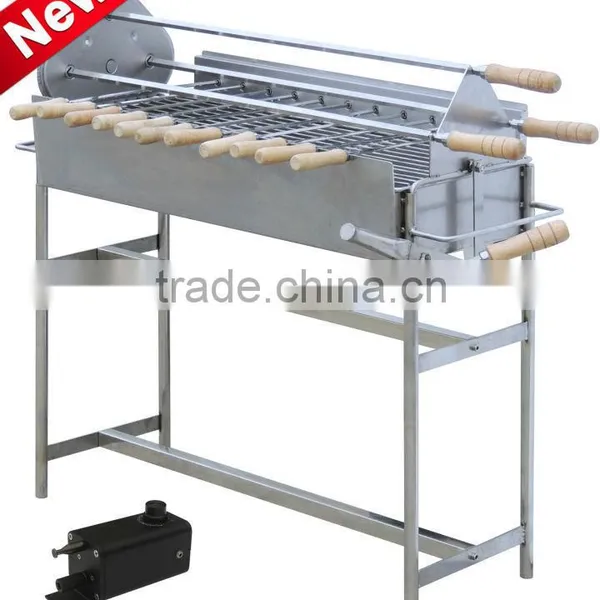 Barbecue Equipment Rotating Charcoal Bbq Grill