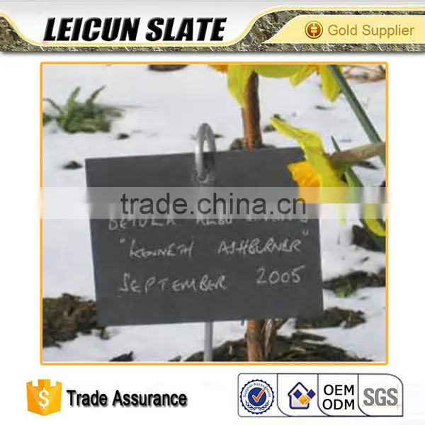 100% Natural Material Newest Design With Cutting Edge Stone Garden Slate Plant Label photo-2
