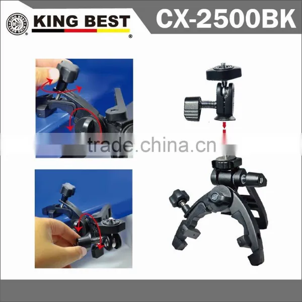 KINGBEST CX-2500BK Table Metal Tripod / Flexible Tripod / Clamp Tripod / Metal Clamp Tripod / Tripod / King Best Tripod photo-2