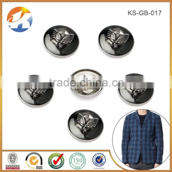 Fashion Luxury Alloy Custom Logo Metal Buttons photo-5