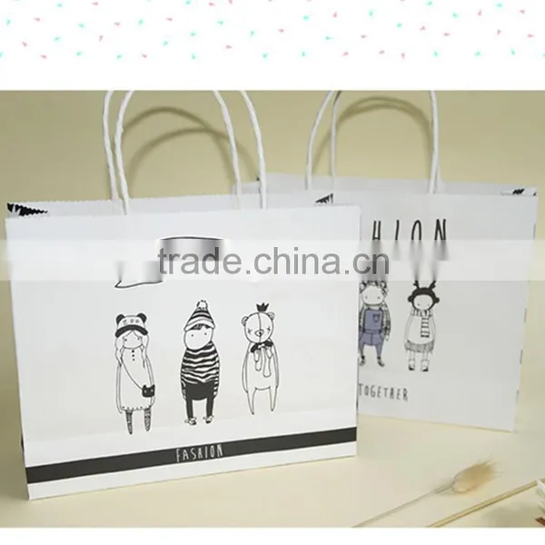 2016 Hot Sales Custom White Paper Bag photo-2
