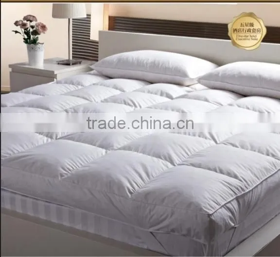 The Latest Fashion Design White Duck Feather Round Mattress Topper photo-2