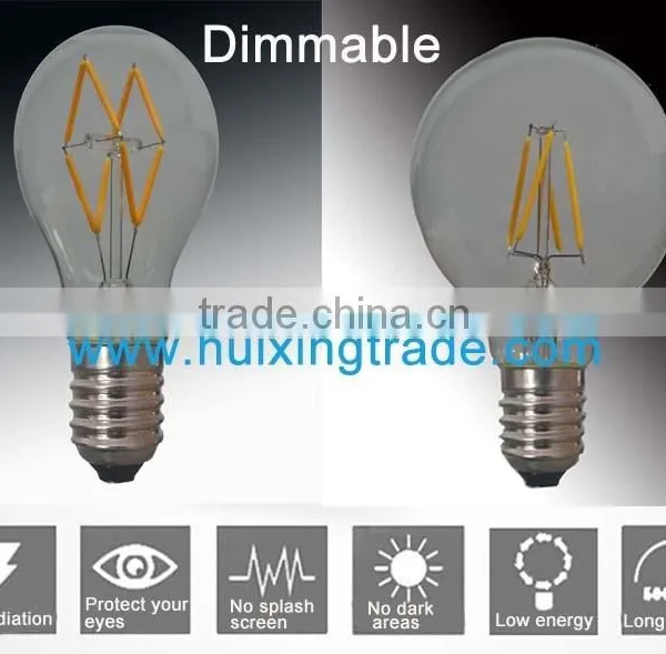 Dimmable 2W 4W 8W E14 E27 B22 Filament LED Bulb photo-6