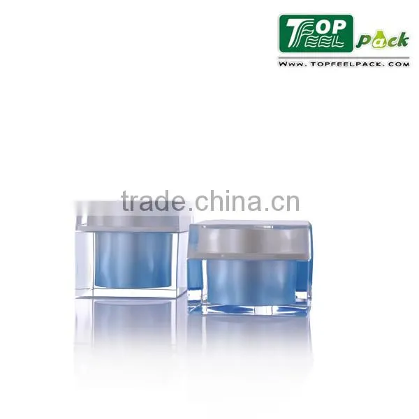 Acrylic Cream Plastic Jar With Lid 80g 50g 30g photo-2