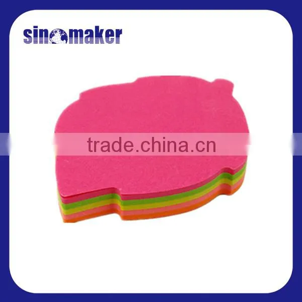 New Arrivals Cute Creative Buckle Heart Shape Note Pad Loose Leaf Memo Pad photo-3